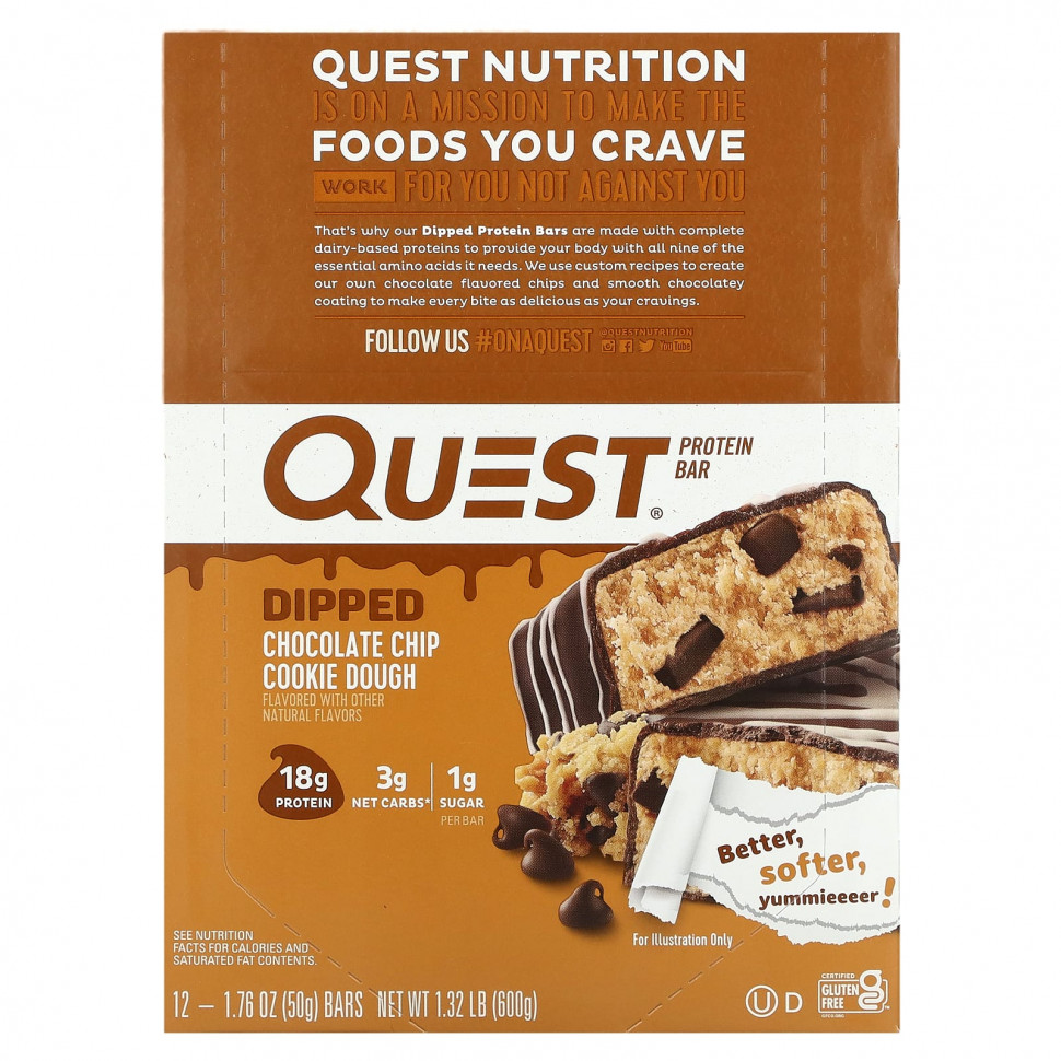  Quest Nutrition,  ,    , 12 , 50  (1,76 )    -     , -, 