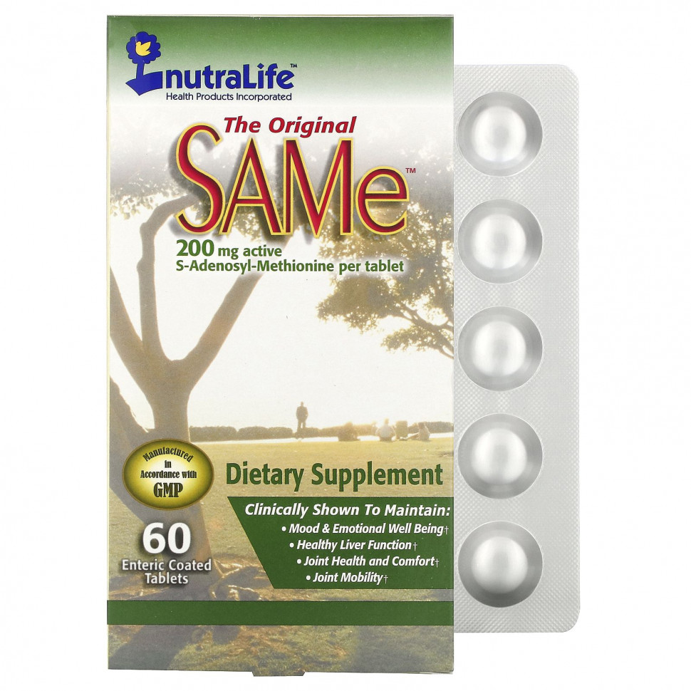  NutraLife, The Original SAMe (S-), 200 , 60 ,       -     , -, 