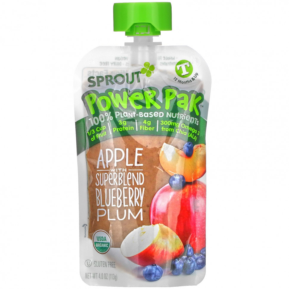  Sprout Organic, Power Pak,    12 ,     , 113  (4,0 )    -     , -, 