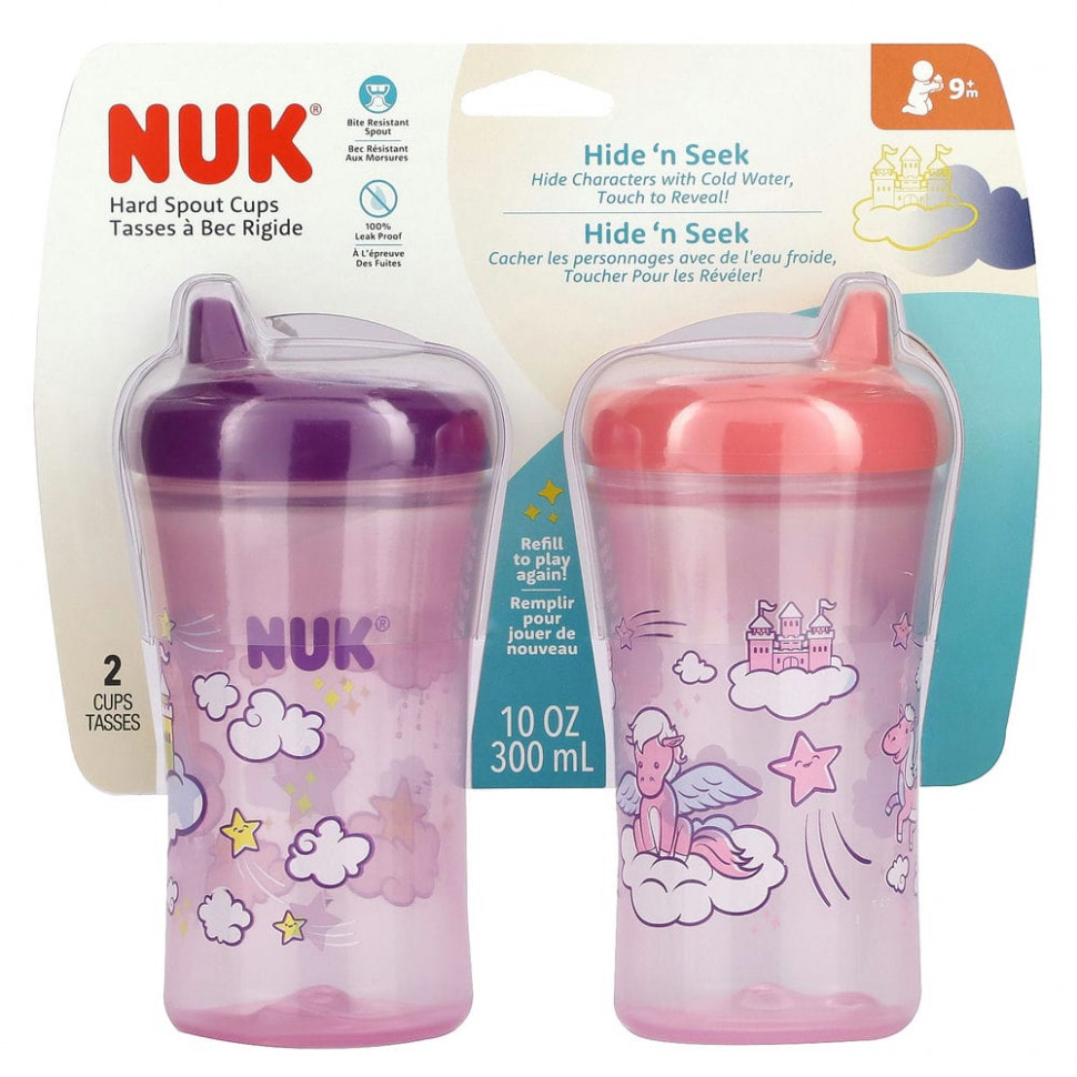  NUK, Hide 'n Seek,    ,  9 ``, 2 , 300  (10 )    -     , -, 