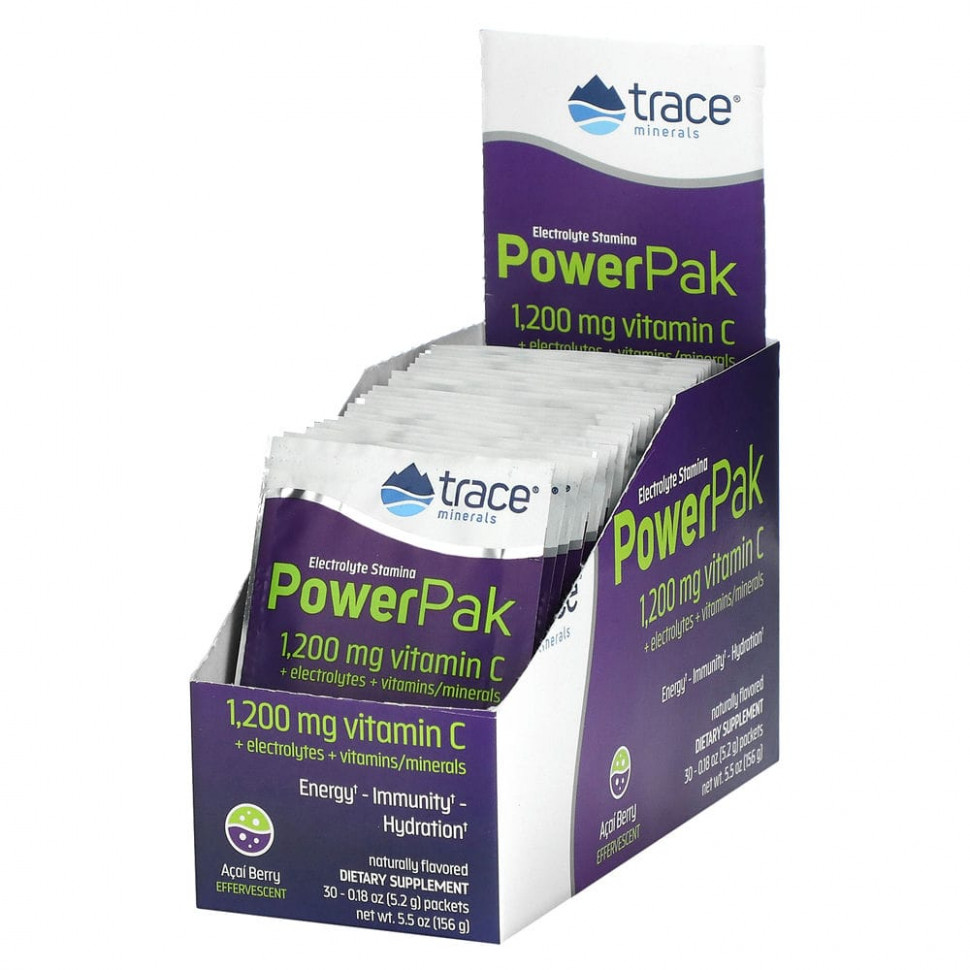  Trace Minerals ,    , PowerPak,    , 30   5,2  (0,18 )    -     , -, 