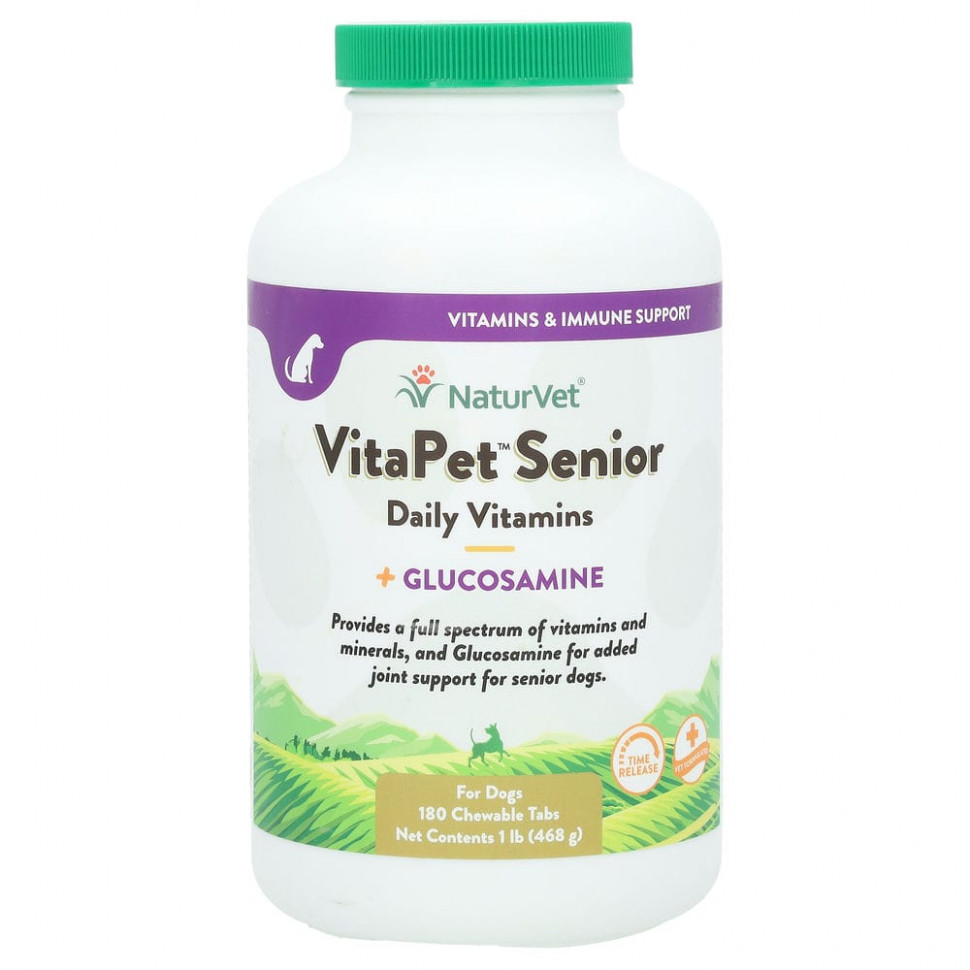  NaturVet, VitaPet Senior,    ,  , 180  , 1  (468 )  Iherb ()  