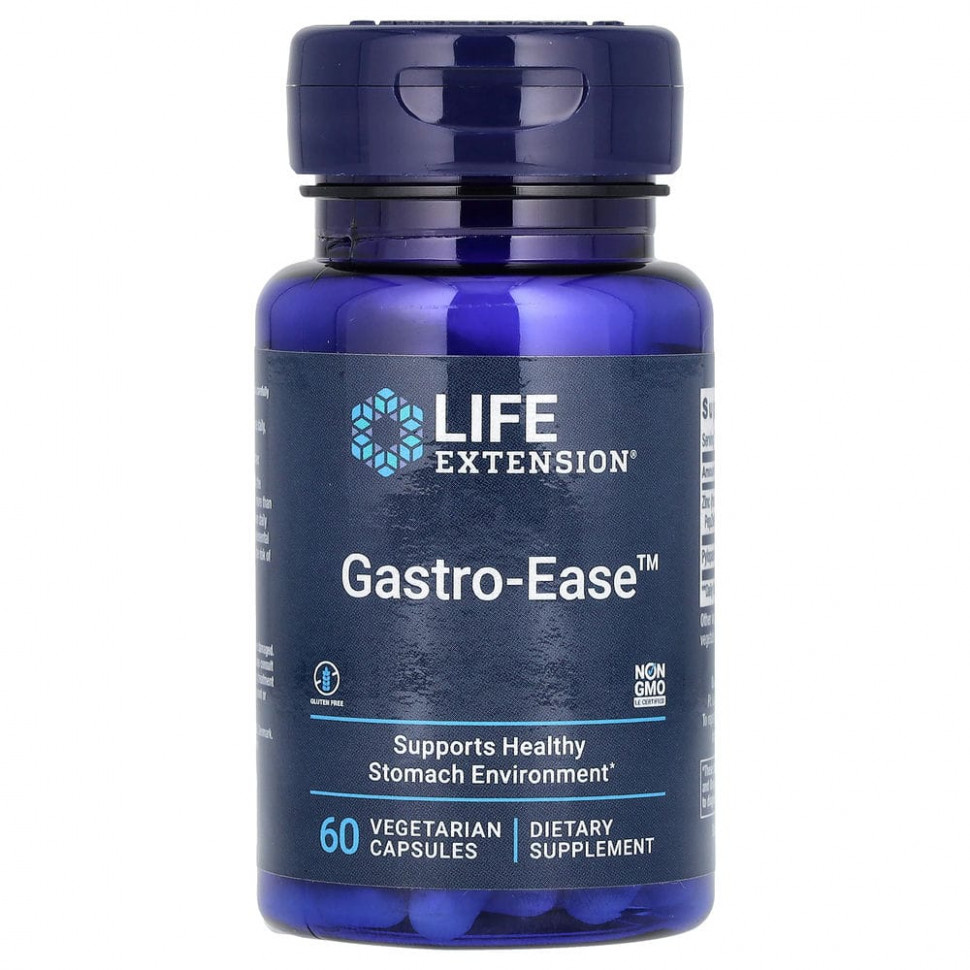  Life Extension, Gastro-Ease, 60      -     , -, 