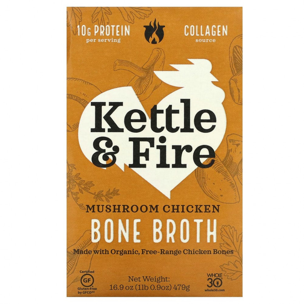  Kettle & Fire, Bone Broth,   , 479  (16,9 )    -     , -, 