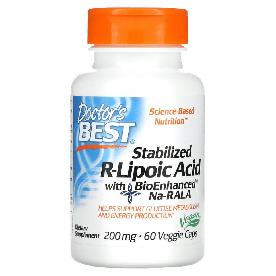  Doctor's Best,  R-   BioEnhanced Na-RALA, 200 , 60      -     , -, 