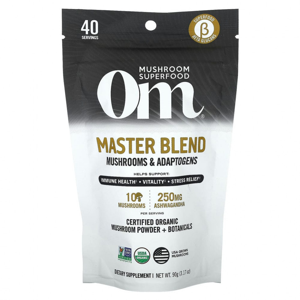  Om Mushrooms, Mushroom Master Blend,  , 90  (3,17 )    -     , -, 