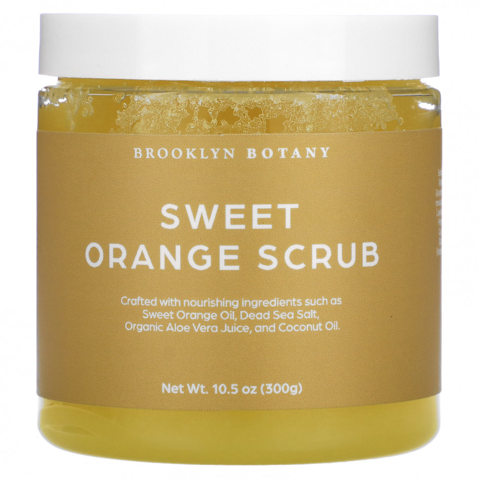  Brooklyn Botany, Sweet Orange Scrub, 10.5 oz (300 g)    -     , -, 