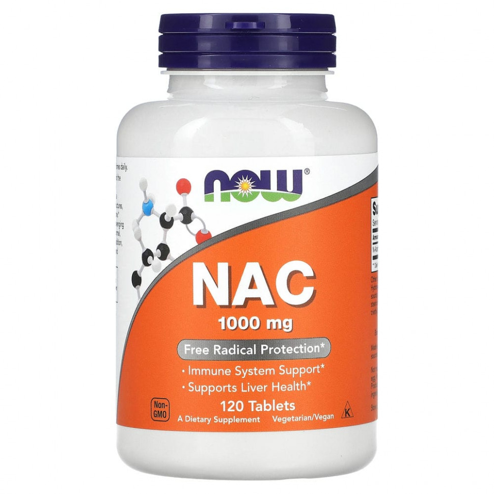  NOW Foods, NAC, 1000 , 120     -     , -, 