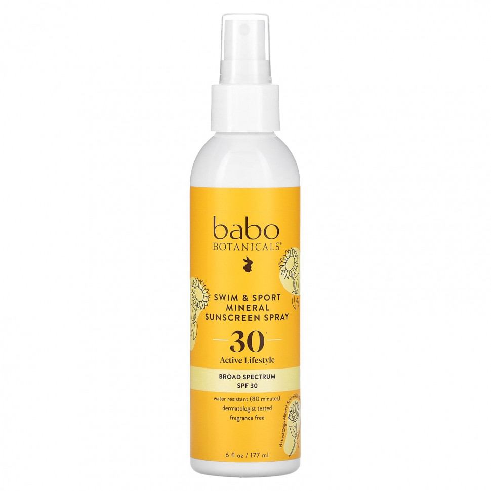  Babo Botanicals, Swim & Sport,    , SPF 30, 177  (6 . )    -     , -, 