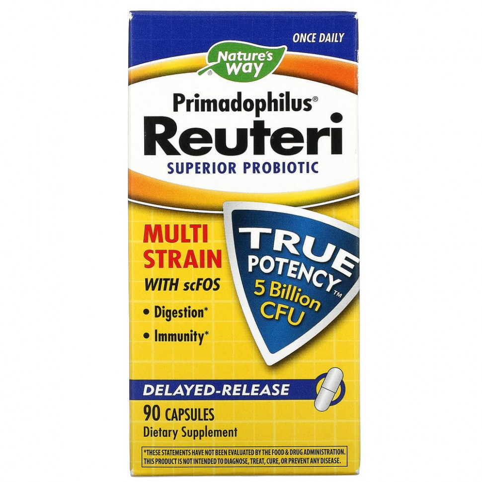  Nature's Way, Primadophilus Reuteri,  , 5  , 90      -     , -, 