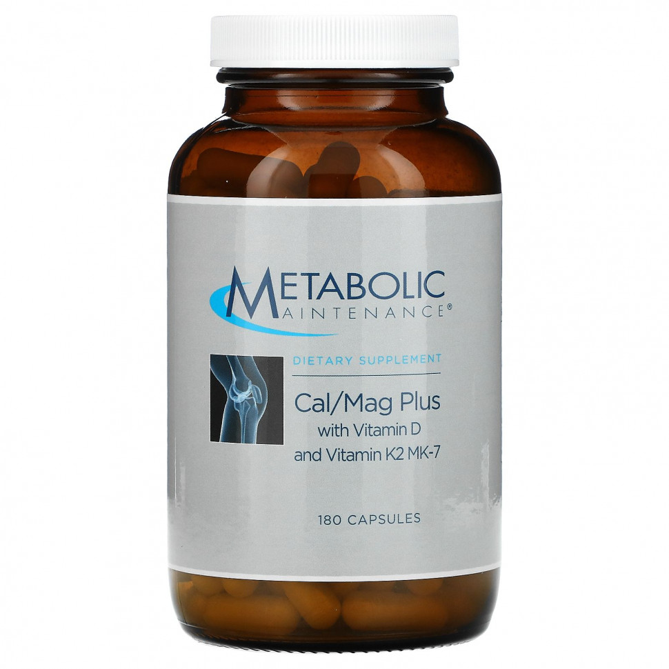  Metabolic Maintenance, Cal / Mag Plus   D   K2 MK-7, 180     -     , -, 