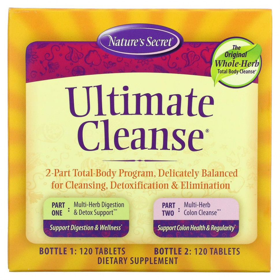  Nature's Secret, Ultimate Cleanse,   2     , 2   120       -     , -, 