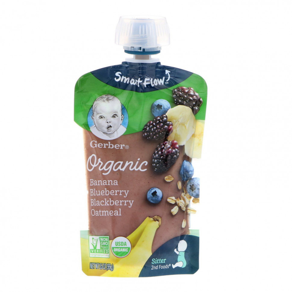  Gerber, Smart Flow, Organic, ,     , 99  (3,5 )    -     , -, 