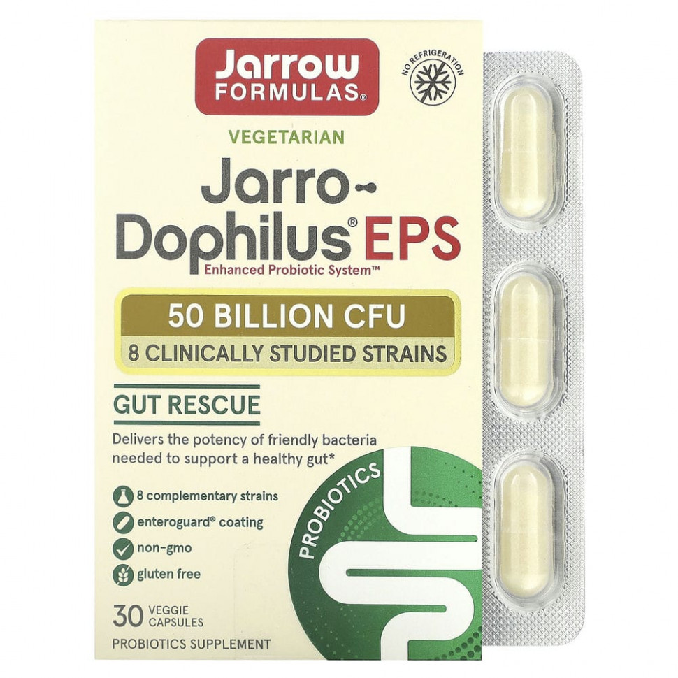  Jarrow Formulas, Jarro-Dophilus EPS, 50 , 30   Enteroguard    -     , -, 