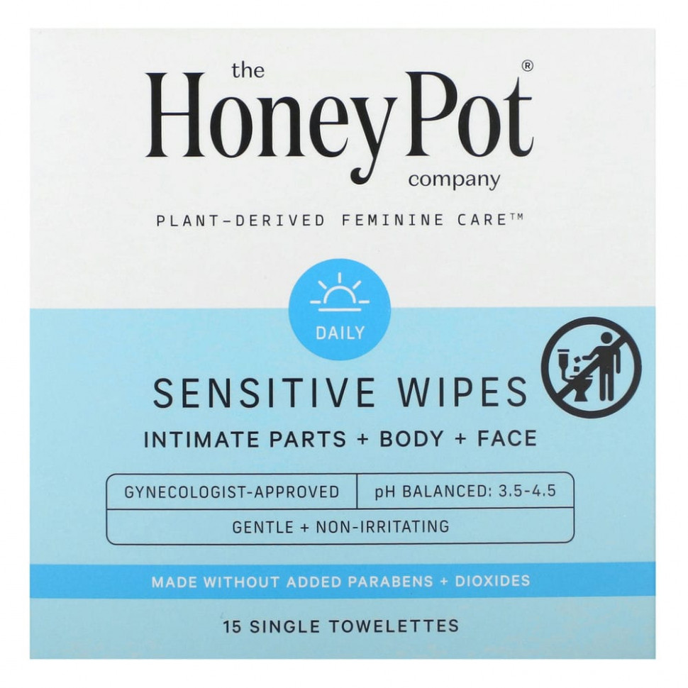  The Honey Pot Company,  Sensitive, 15      -     , -, 