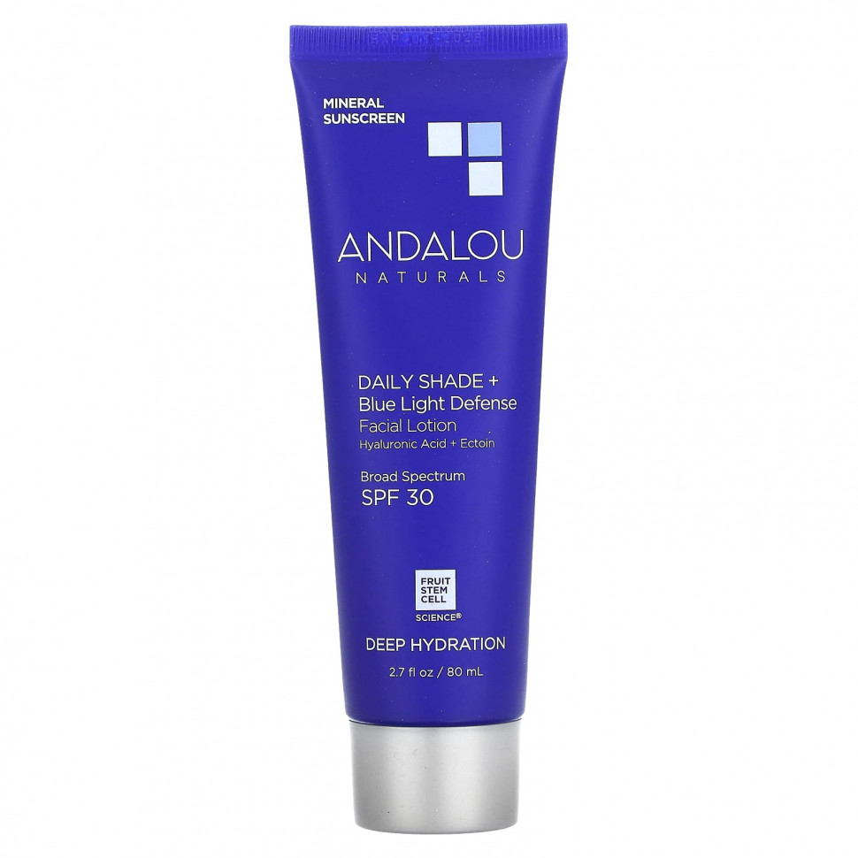  Andalou Naturals, Daily Shade +   ,    , SPF 30,  , 80  (2,7 . )    -     , -, 