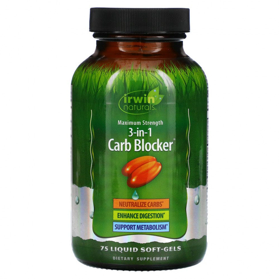  Irwin Naturals, Carb Blocker,   3--1,  , 75       -     , -, 