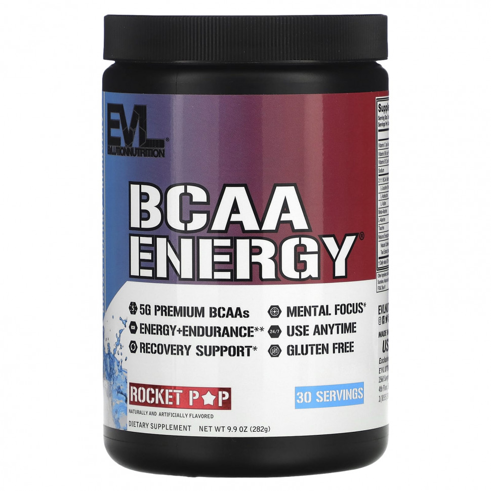  EVLution Nutrition, BCAA ENERGY, Rocket Pop, 282  (9,9 )    -     , -, 