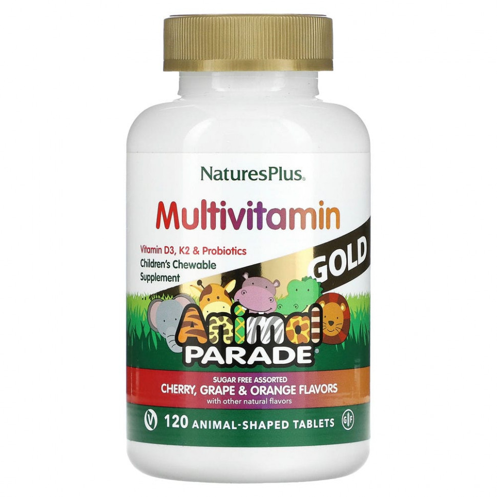  NaturesPlus, Source of Life, Animal Parade Gold,      , , 120        -     , -, 