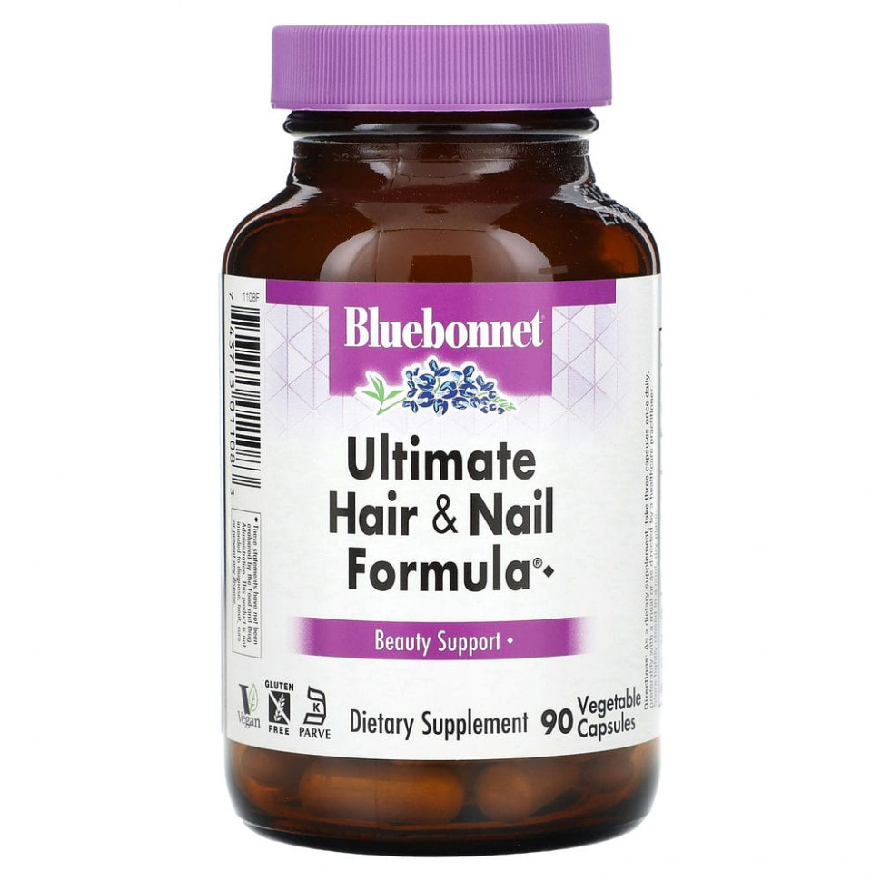  Bluebonnet Nutrition, Ultimate Hair & Nail Formula, 90      -     , -, 