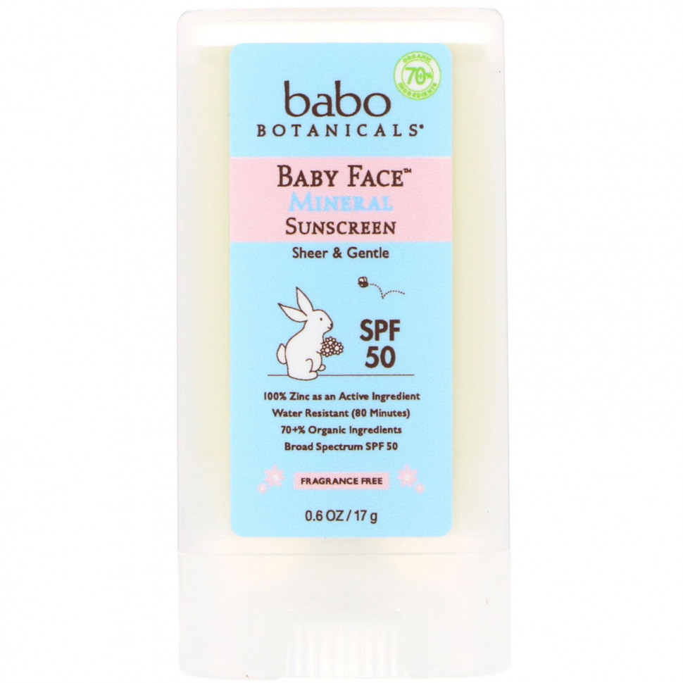  Babo Botanicals, Baby Face,        , SPF 50, 17     -     , -, 