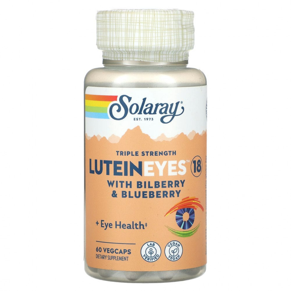  Solaray, LuteinEyes 18,    ,  , 60      -     , -, 