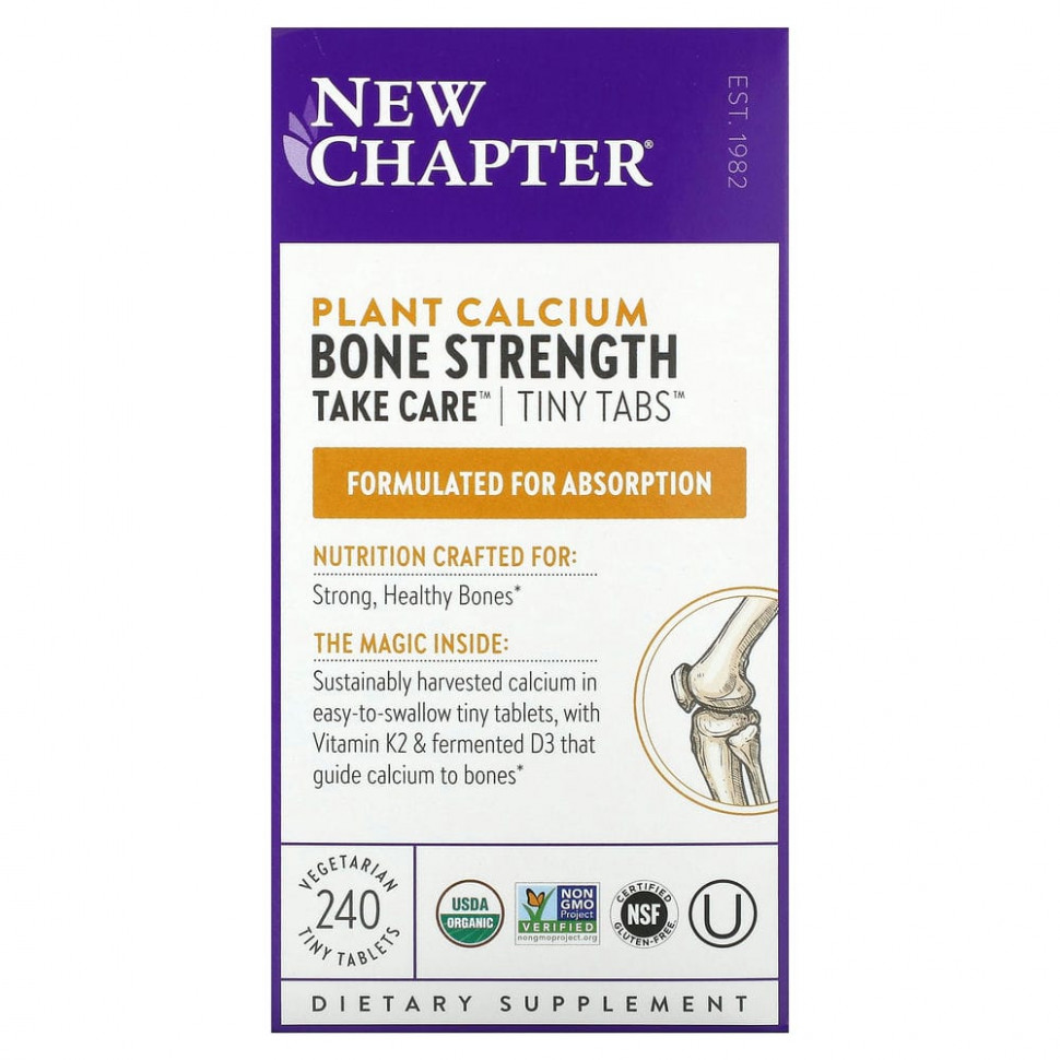  New Chapter, Bone Strength Take Care,       , 240  -    -     , -, 