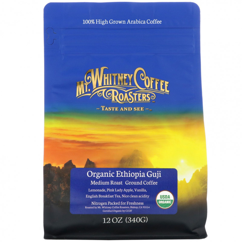  Mt. Whitney Coffee Roasters, Organic Ethiopia Guji,  ,  , 340  (12 )    -     , -, 