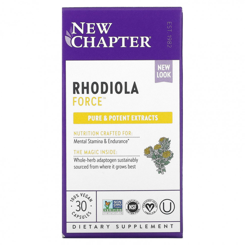  New Chapter, Rhodiola Force, , 30      -     , -, 