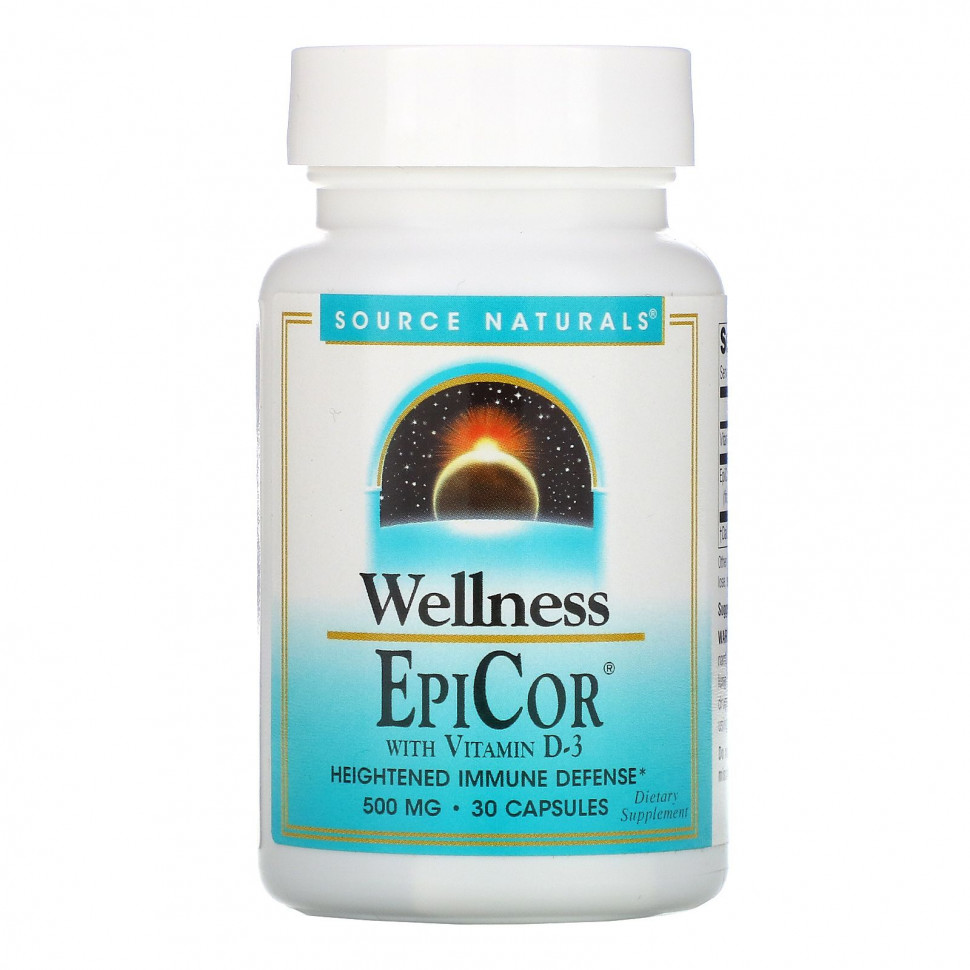  Source Naturals, Wellness, EpiCor   D-3, 500 , 30     -     , -, 