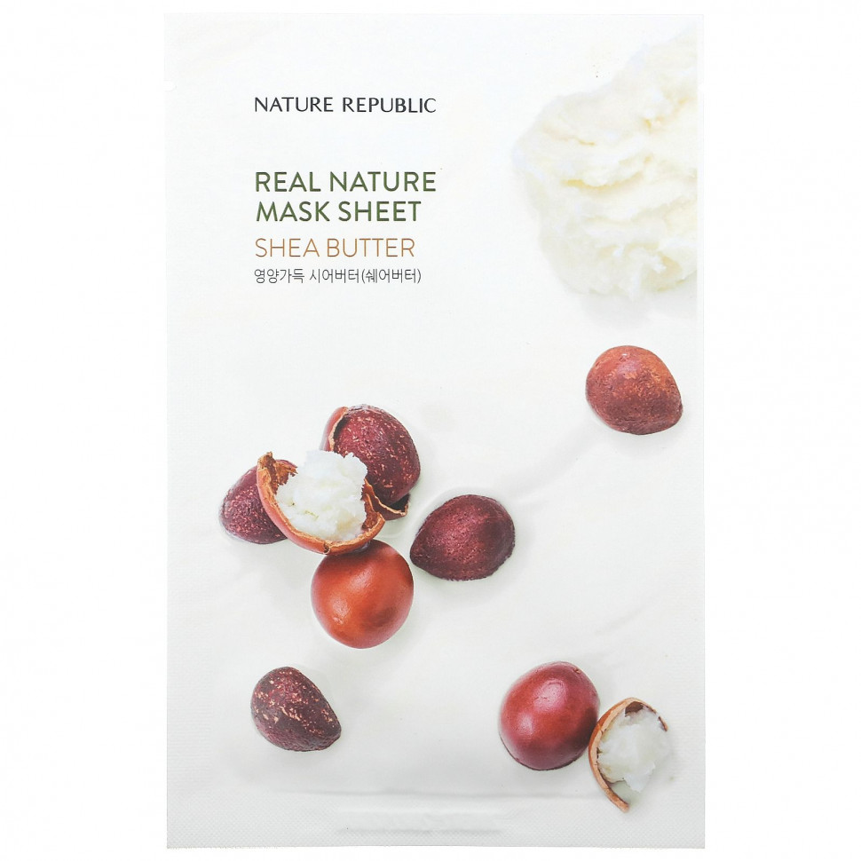  Nature Republic, Real Nature Beauty Mask Sheet,  , 1 ., 23  (0,77 . )    -     , -, 