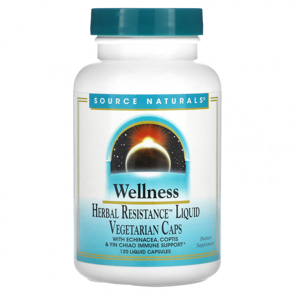  Source Naturals, Wellness Herbal Resistance Liquid, 120      -     , -, 