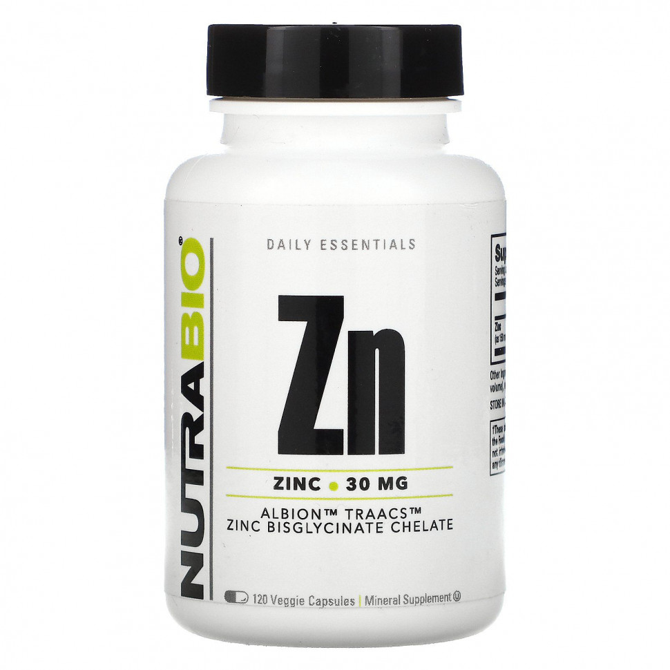  NutraBio Labs, Zn, , 30 , 120      -     , -, 