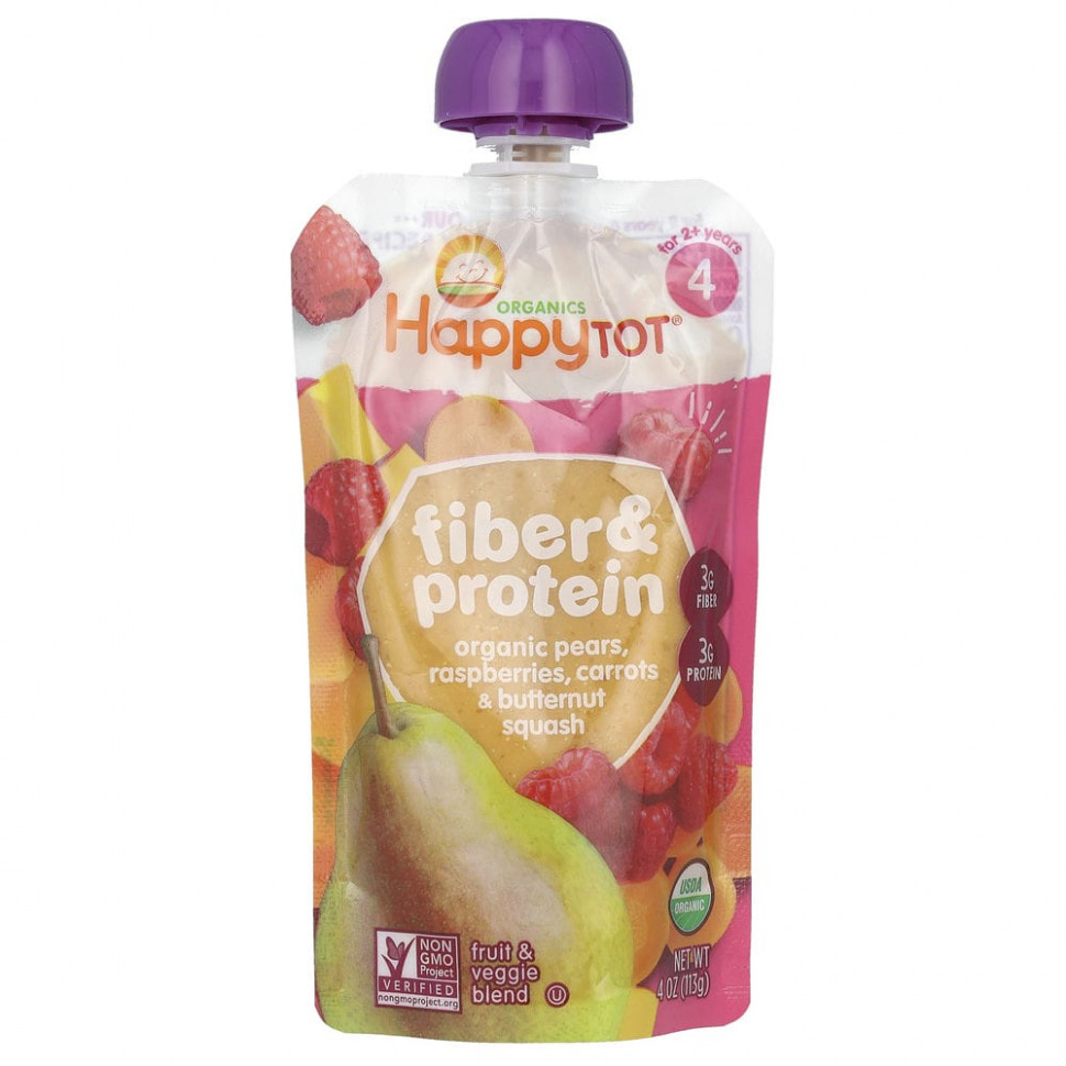  Happy Family Organics, Happytot,   ,  4,  , ,    , 113  (4 )    -     , -, 