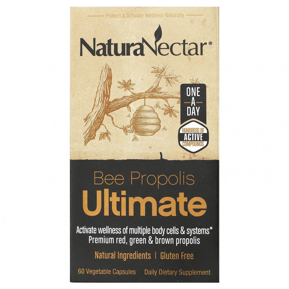  NaturaNectar, Bee Propolis Ultimate, 60      -     , -, 