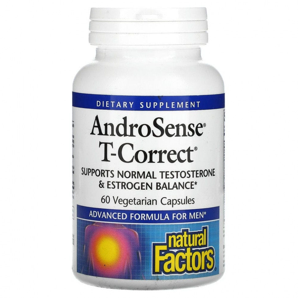  Natural Factors, AndroSense T-Correct,    , 60      -     , -, 