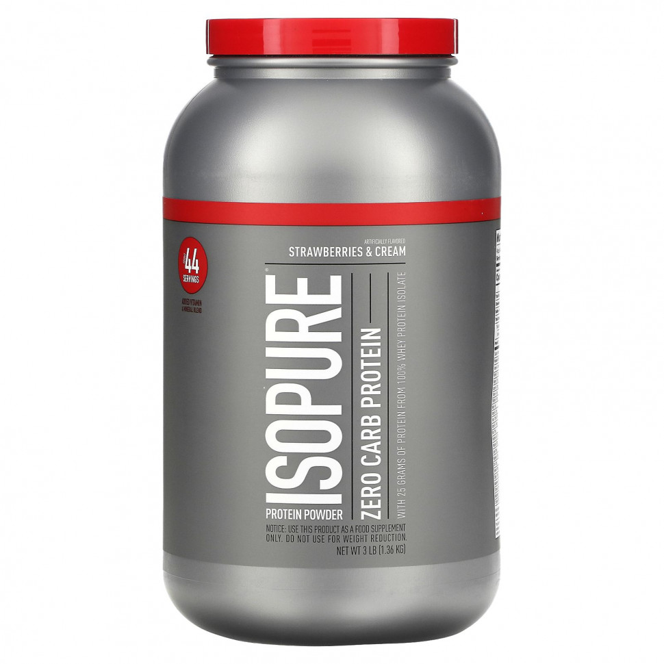  Isopure, Zero Carb,  ,   , 1,36  (3 )    -     , -, 