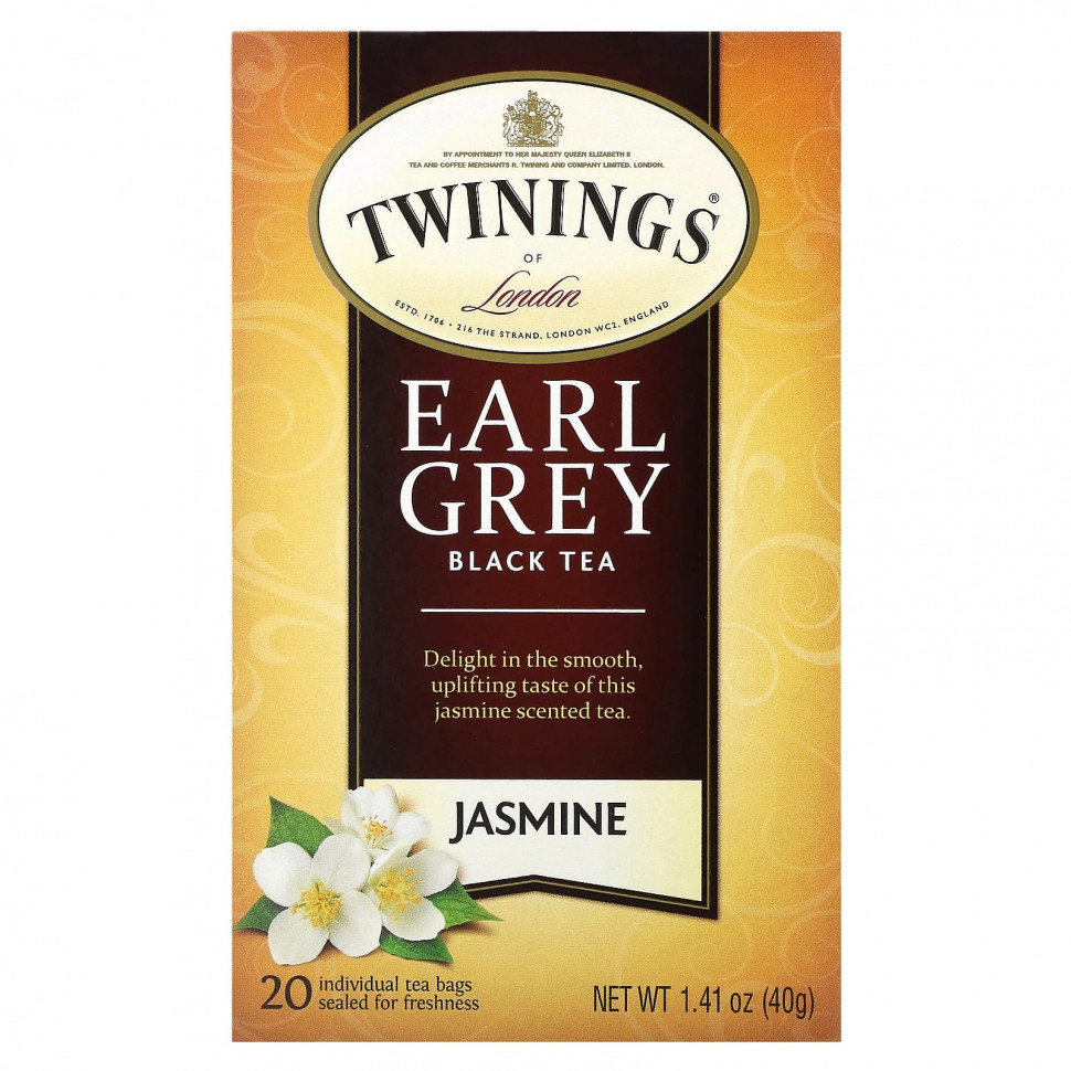  Twinings, Black Tea, Earl Grey, , 20   , 40  (1,41 )    -     , -, 