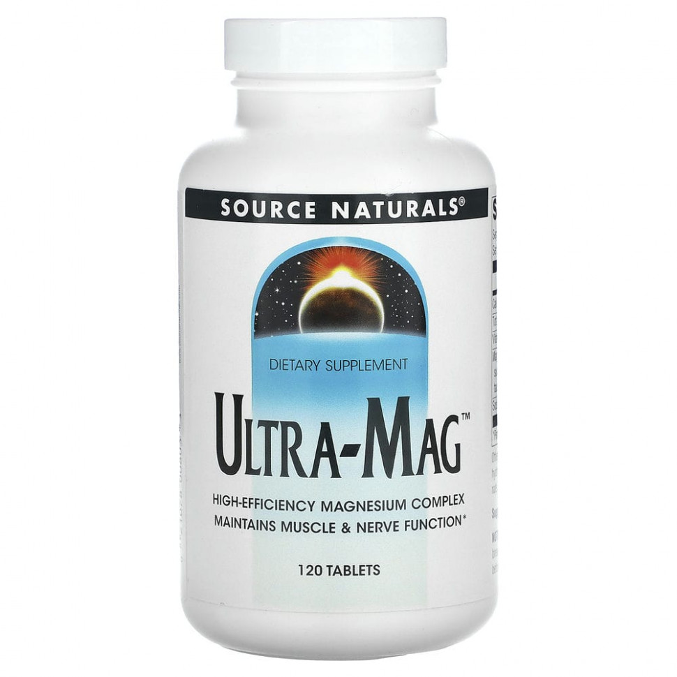  Source Naturals, Ultra-Mag, 120     -     , -, 