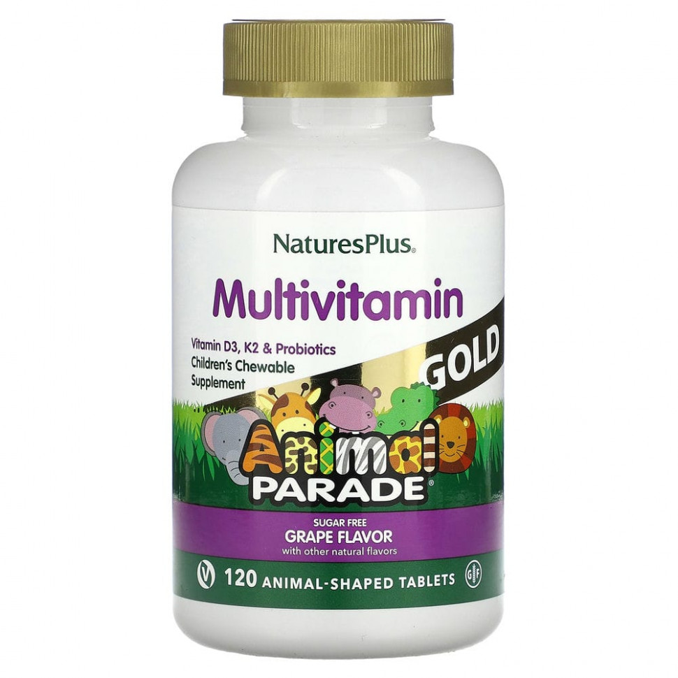  NaturesPlus, Source of Life, Animal Parade Gold,        ,     , 120        -     , -, 