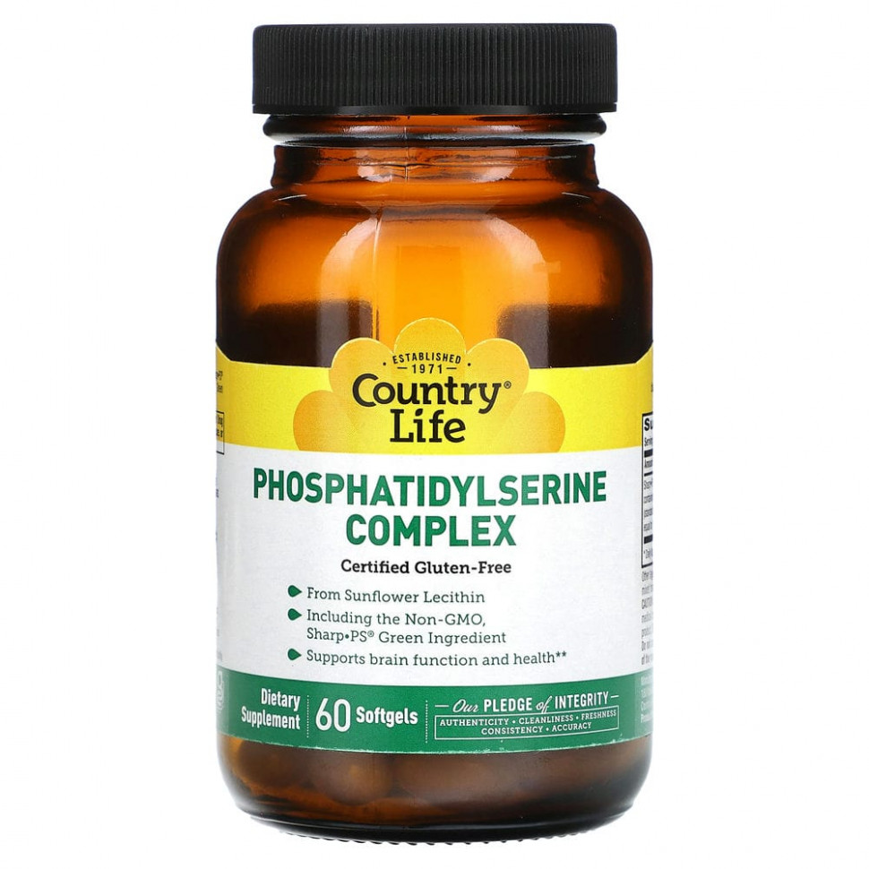  Country Life, Phosphatidylserine Complex, 60      -     , -, 