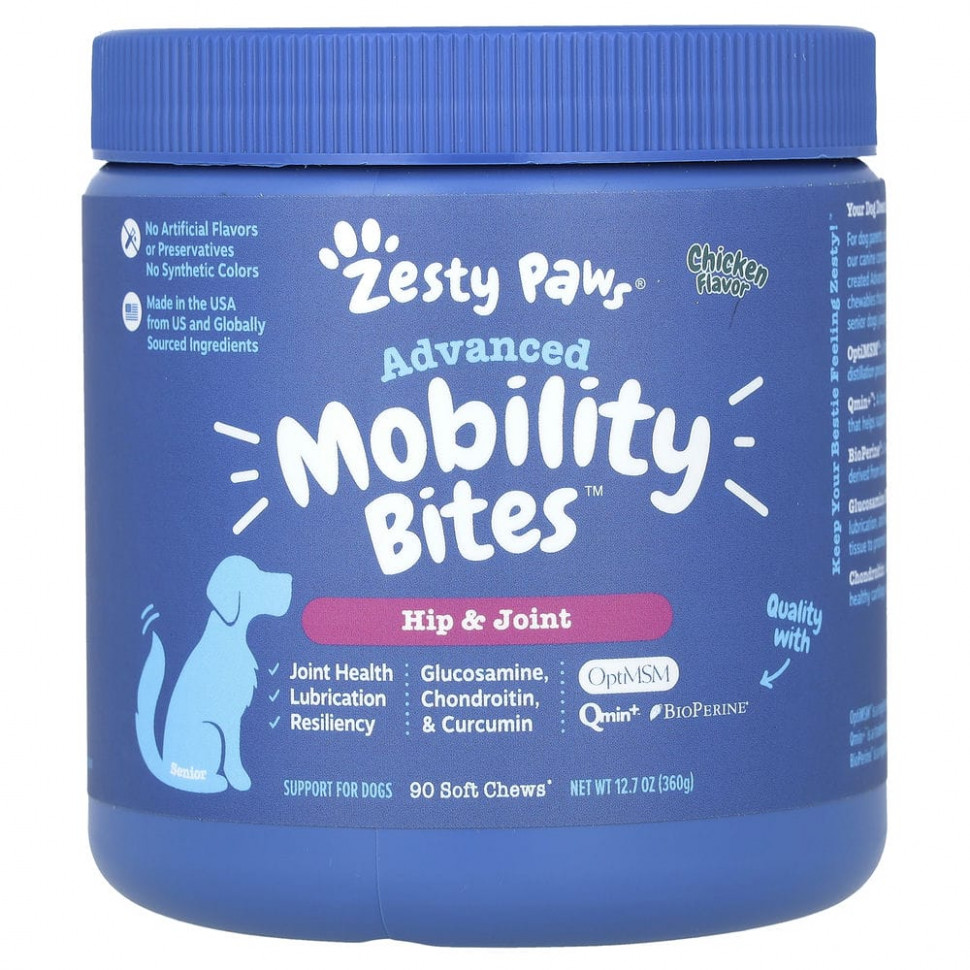  Zesty Paws, Advanced Mobility Bites  ,    ,   , 90  , 360  (12,7 )  Iherb ()  