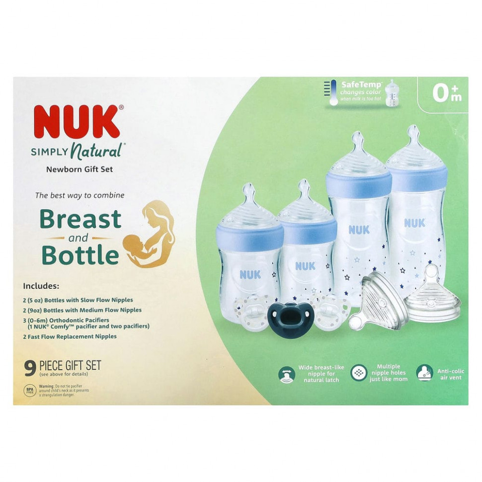  NUK, Simply Natural,    ,  0 , 9 .    -     , -, 