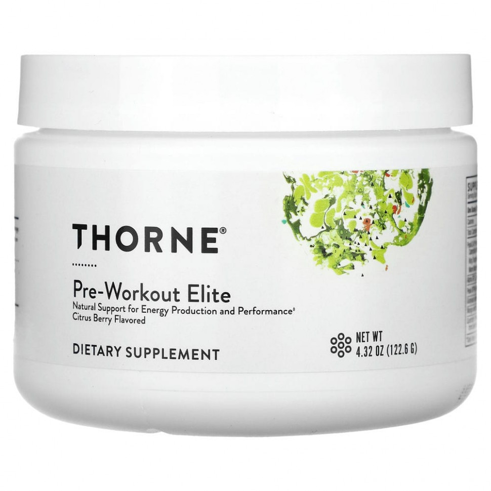  Thorne, Pre-Workout Elite, , 122,6  (4,32 )    -     , -, 