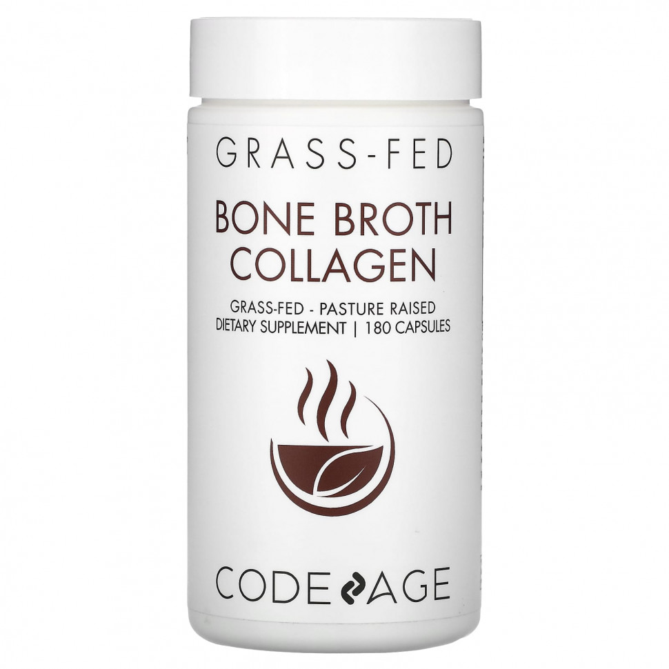  Codeage, Bone Broth Collagen, 180     -     , -, 