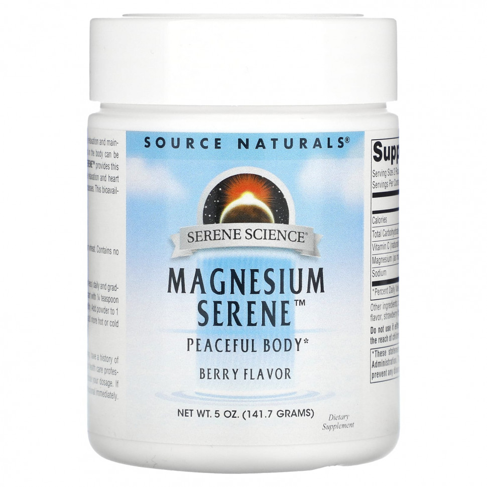  Source Naturals, Magnesium Serene,  , 141,7     -     , -, 