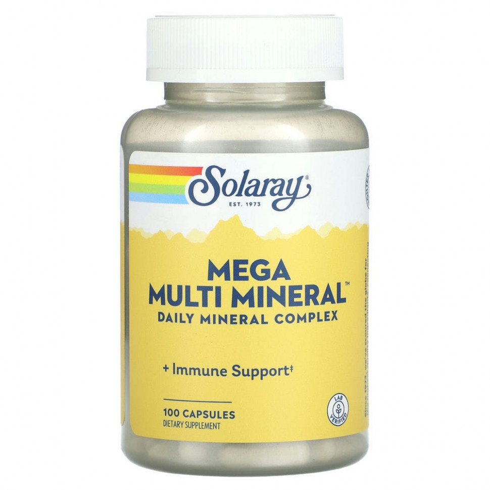  Solaray, Mega Multi Mineral, 100     -     , -, 