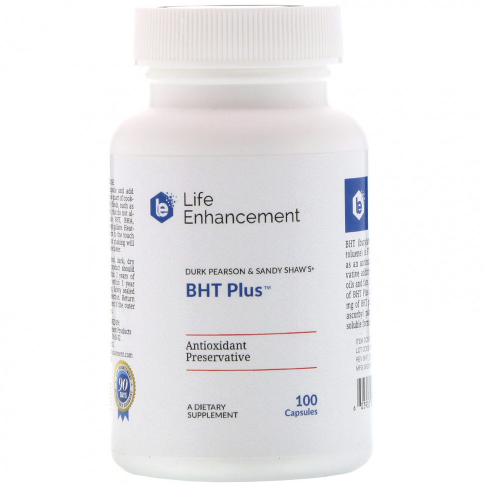  Life Enhancement, Durk Pearson & Sandy Shaw's BHT Plus,   , 100     -     , -, 