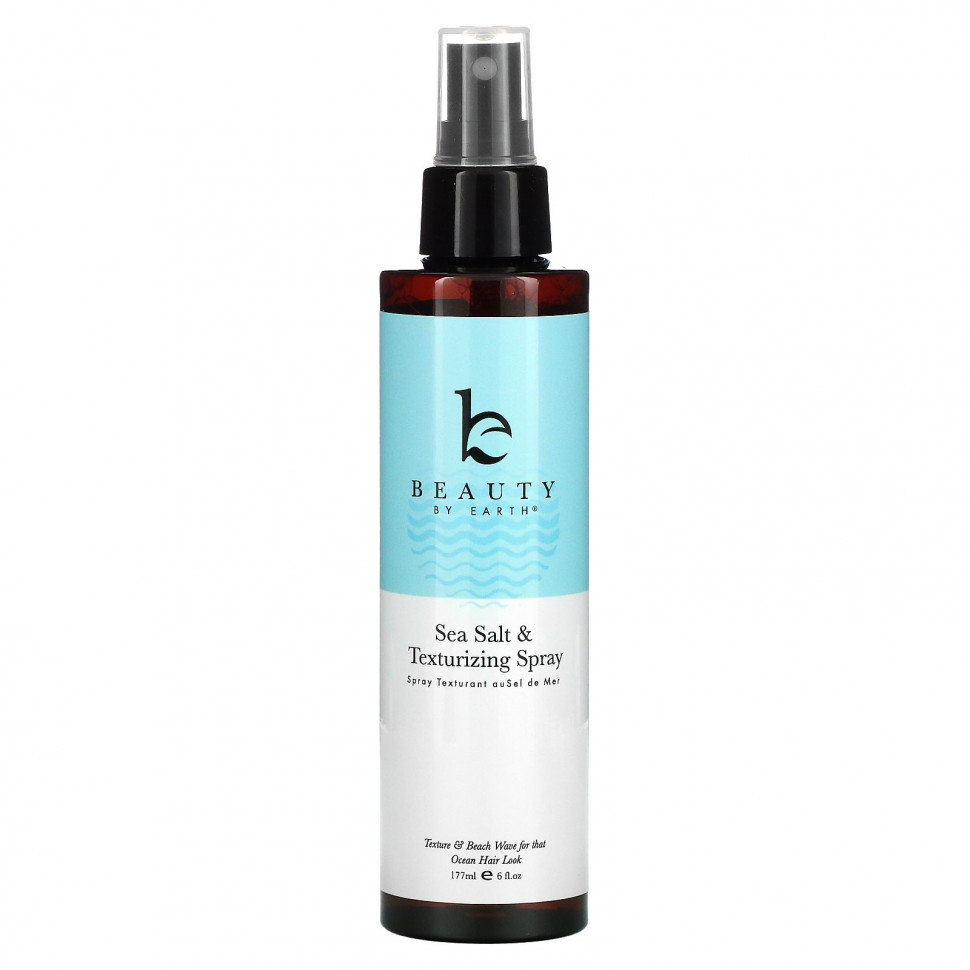  Beauty By Earth, Sea Salt & Texturizing Spray, 6 fl oz (177 ml)    -     , -, 