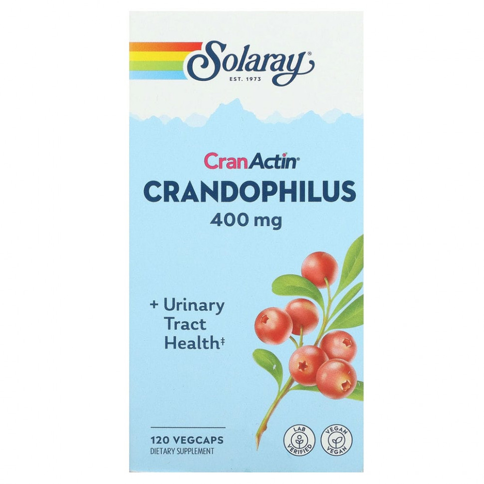  Solaray, CranActin, Crandophilus, 200 , 120      -     , -, 